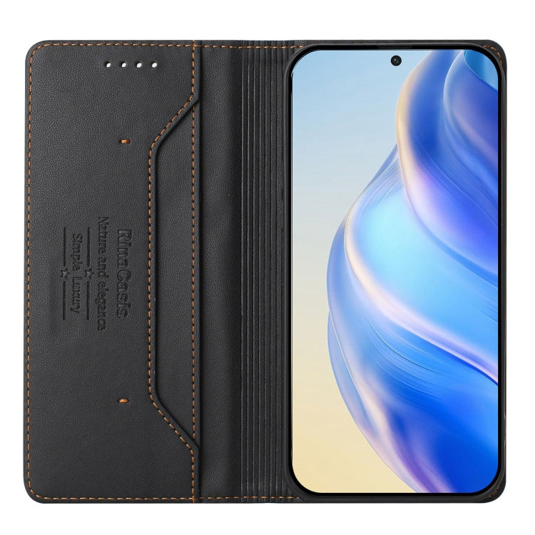 For Ulefone Note 20 Pro RC01 Dual-Folded Magnetic Suction RFID Leather Phone Case(Black) - Ulefone Cases by PMC TechLife | Online Shopping South Africa | PMC TechLife | Buy Now Pay Later Mobicred