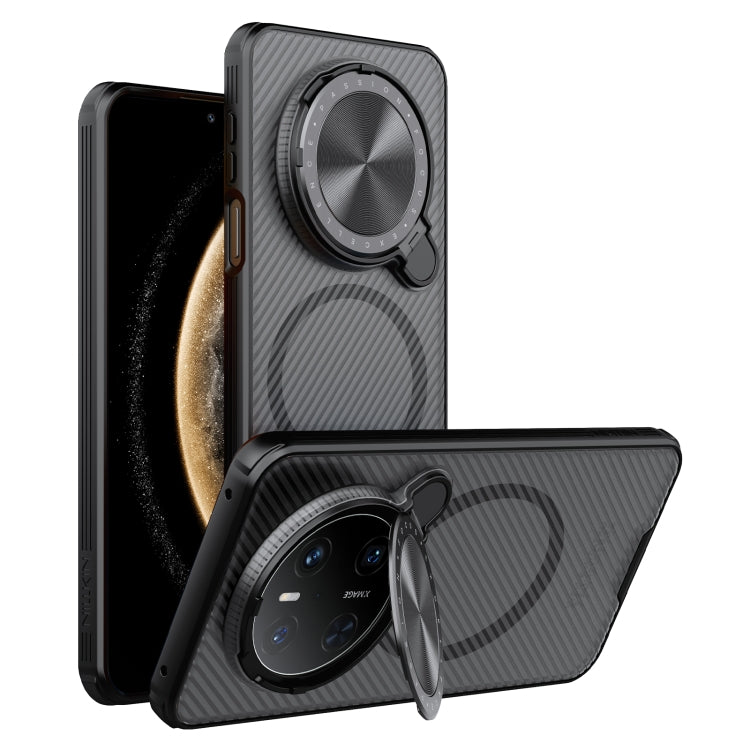 For Huawei Mate 70 NILLKIN CamShield Prop MagSafe Magnetic Translucent PC Phone Case(Black) - free shipping - PMC TechLife - Order now!