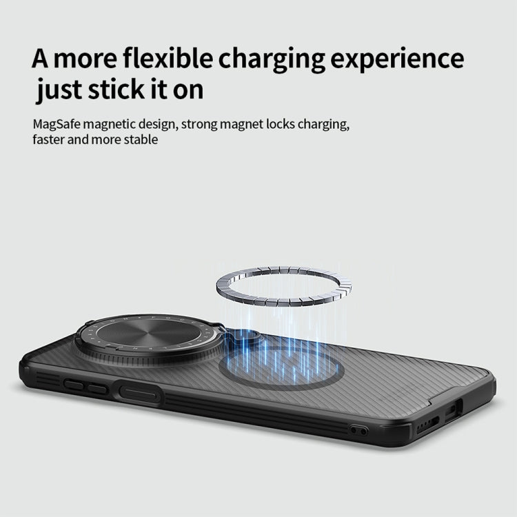 For Huawei Mate 70 NILLKIN CamShield Prop MagSafe Magnetic Translucent PC Phone Case(Black) - free shipping - PMC TechLife - Order now!