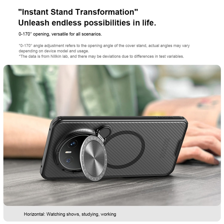 For Huawei Mate 70 NILLKIN CamShield Prop MagSafe Magnetic Translucent PC Phone Case(Black) - free shipping - PMC TechLife - Order now!
