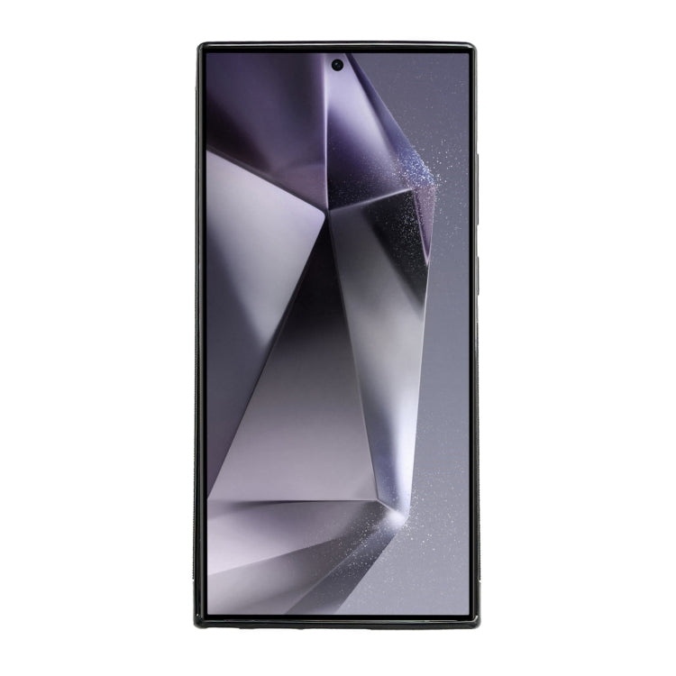 For Samsung Galaxy S25+ 5G Cowhide Texture Back Cover Phone Case(Grey) - Galaxy S25+ 5G Cases by PMC Jewellery | Online Shopping South Africa | PMC Jewellery | Buy Now Pay Later Mobicred