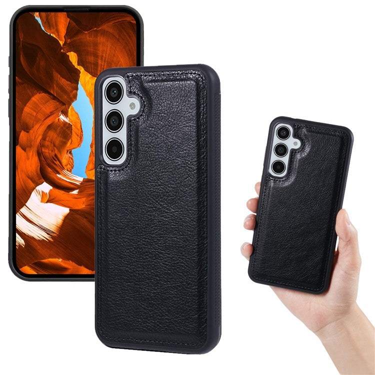 For Samsung Galaxy S25 5G Cowhide Texture Back Cover Phone Case(Black) - free shipping - PMC Jewellery - Order now!