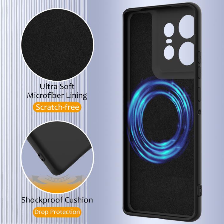 For Motorola Edge 50 Ultra Shockproof Silicone Magsafe Phone Case(Black) - free shipping - PMC TechLife - Order now!