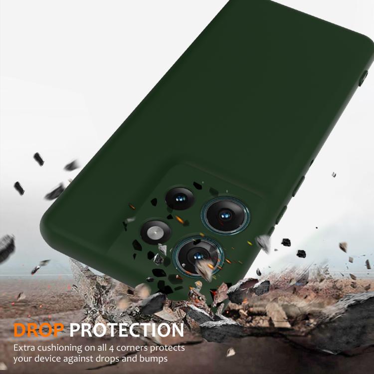 For Motorola Edge 50 5G Shockproof Silicone Magsafe Phone Case(Dark Green) - free shipping - PMC TechLife - Order now!