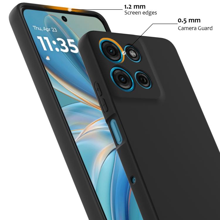 For Motorola Moto G75 5G Shockproof Silicone Magsafe Phone Case(Black) - free shipping - PMC TechLife - Order now!