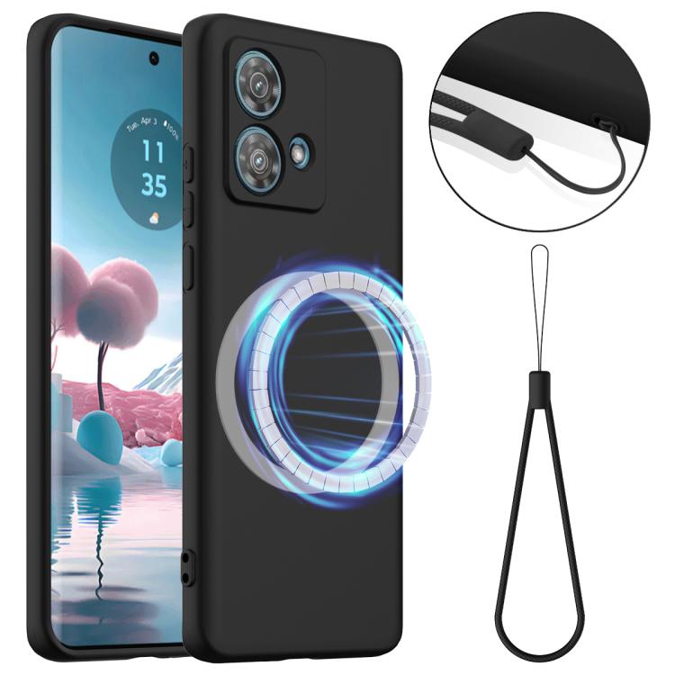 For Motorola Moto G84 Shockproof Silicone Magsafe Phone Case(Black) - free shipping - PMC TechLife - Order now!