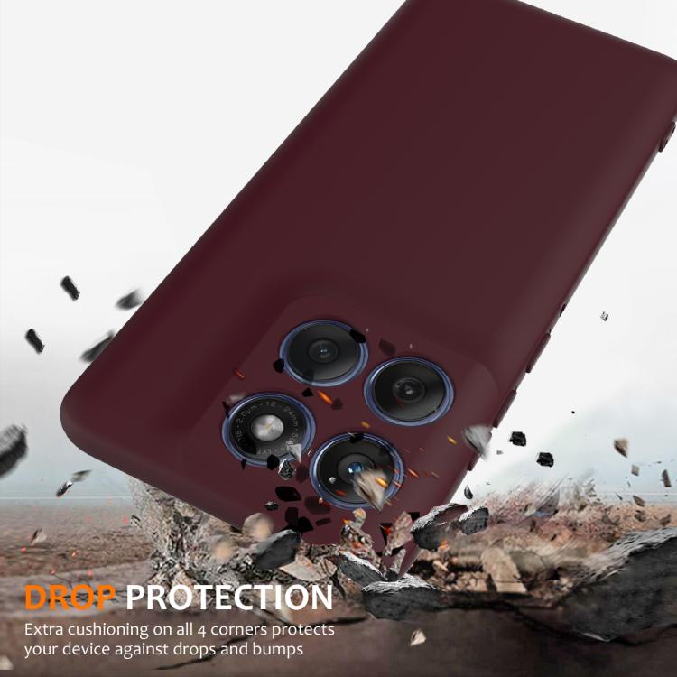 For Motorola Edge 2025 5G Shockproof Silicone Magsafe Phone Case(Plum Color) - free shipping - PMC TechLife - Order now!