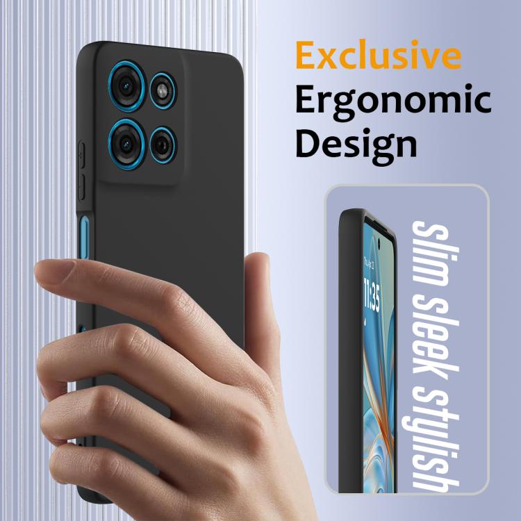 For Motorola Moto G56 5G Shockproof Silicone Magsafe Phone Case(Black) - free shipping - PMC TechLife - Order now!