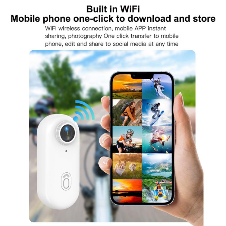 H88 4K Thumb Sports Camera Mini WiFi Camera, Specification:Standard Version(Black) - free shipping - PMC TechLife - Order now!