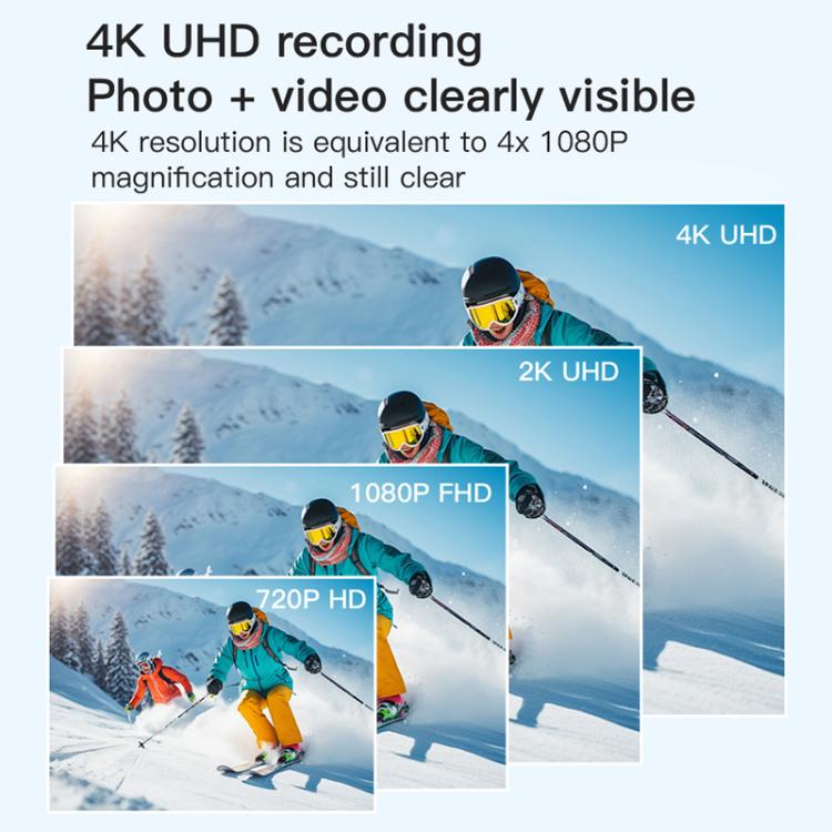 H88 4K Thumb Sports Camera Mini WiFi Camera, Specification:Standard Version(Black) - free shipping - PMC TechLife - Order now!