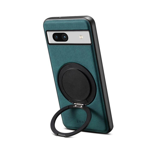 For Google Pixel 7a Denior A14 Skin Feel Rotating Holder MagSafe Phone Case(Blue) - Google Cases by Denior | Online Shopping South Africa | PMC Jewellery | Buy Now Pay Later Mobicred