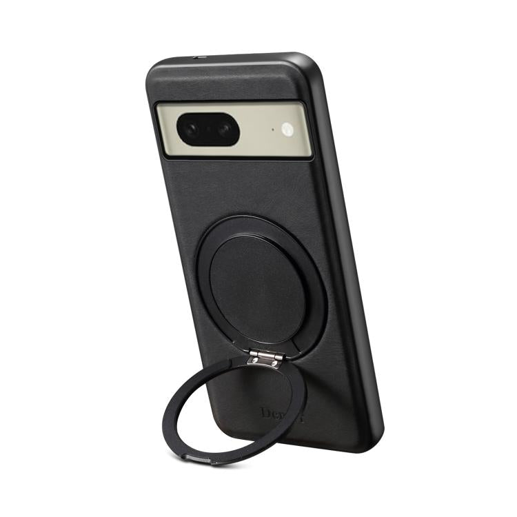 For Google Pixel 8 Denior A14 Skin Feel Rotating Holder MagSafe Phone Case(Black) - free shipping - PMC TechLife - Order now!