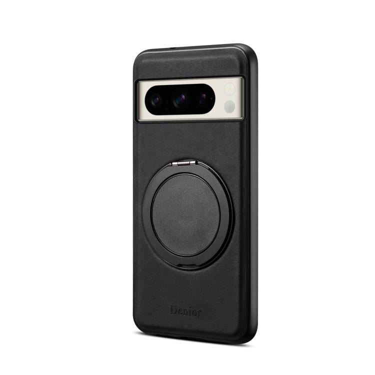 For Google Pixel 8 Pro Denior A14 Skin Feel Rotating Holder MagSafe Phone Case(Black) - free shipping - PMC TechLife - Order now!