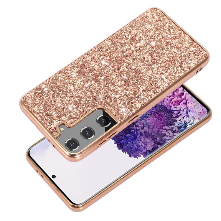 For Samsung Galaxy S25 5G Glitter Powder Shockproof TPU Phone Case(Red) - free shipping - PMC Jewellery - Order now!