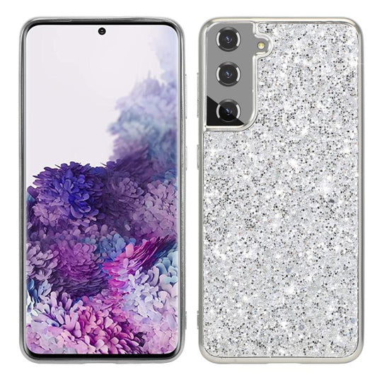 For Samsung Galaxy S25+ 5G Glitter Powder Shockproof TPU Phone Case(Silver) - Galaxy S25+ 5G Cases by PMC Jewellery | Online Shopping South Africa | PMC Jewellery | Buy Now Pay Later Mobicred