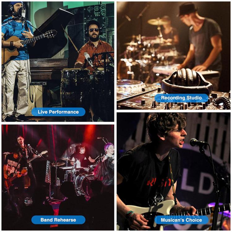 M6S Stereo Wireless In-Ear Monitor System 2.4G Transmitter & Receiver(Black) - Microphone by PMC TechLife | Online Shopping South Africa | PMC TechLife | Buy Now Pay Later Mobicred