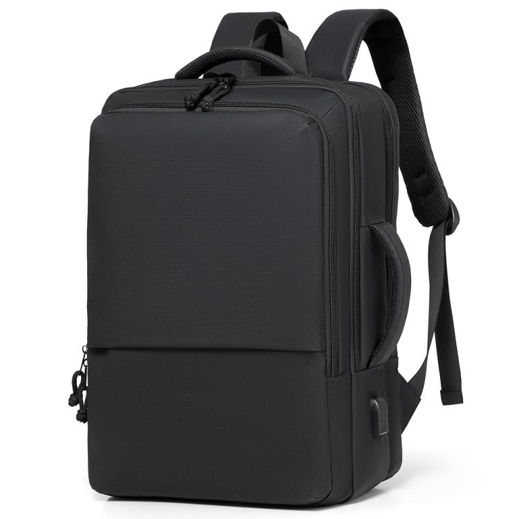 P960 Large Capacity Water Resistant Fashionable Backpack(Black) - Backpack by PMC TechLife | Online Shopping South Africa | PMC TechLife | Buy Now Pay Later Mobicred
