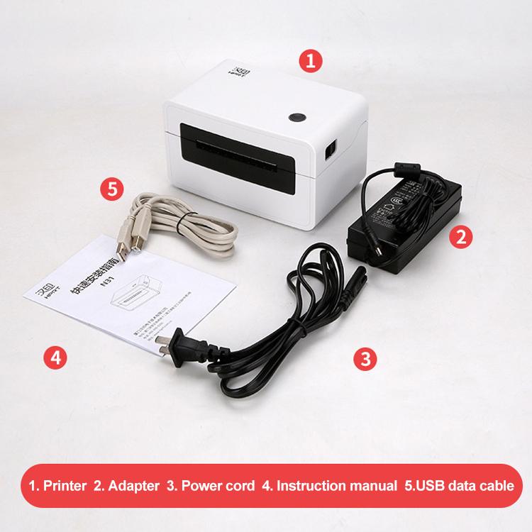 HPRT N31 Computer Version Express Electronic Waybill Printer, Plug:UK Plug(White) - Printer by PMC TechLife | Online Shopping South Africa | PMC TechLife | Buy Now Pay Later Mobicred