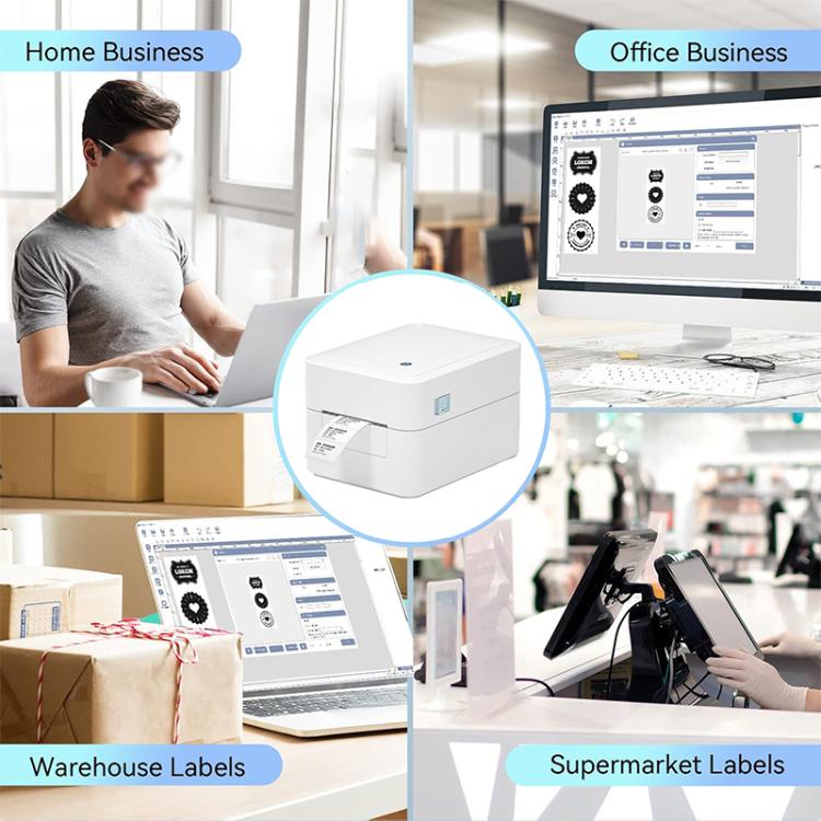 HPRT D35 Computer Version Express Electronic Waybill Printer, Plug:UK Plug(White) - Printer by PMC TechLife | Online Shopping South Africa | PMC TechLife | Buy Now Pay Later Mobicred