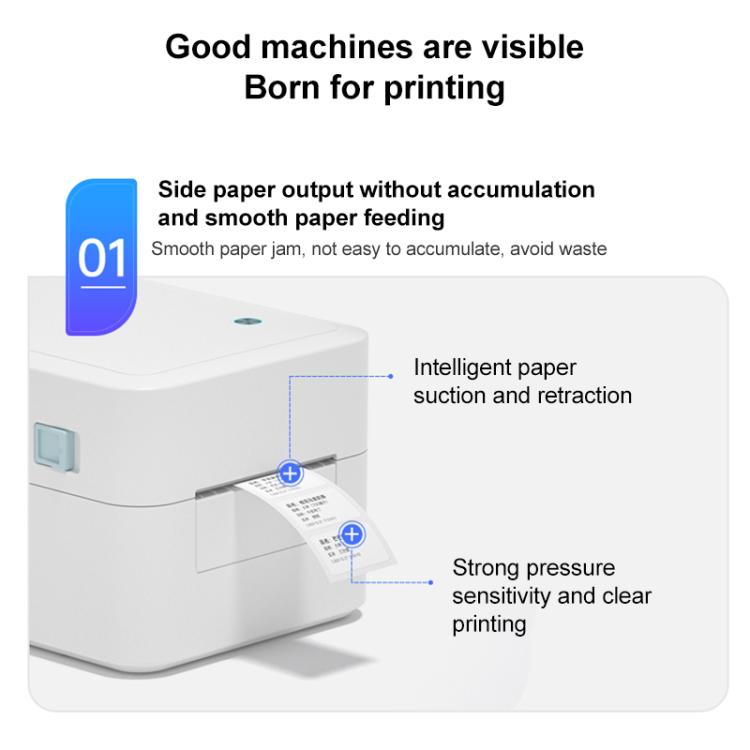 HPRT D35 Computer Version Express Electronic Waybill Printer, Plug:US Plug(White) - Receipt Printers by PMC TechLife | Online Shopping South Africa | PMC TechLife | Buy Now Pay Later Mobicred