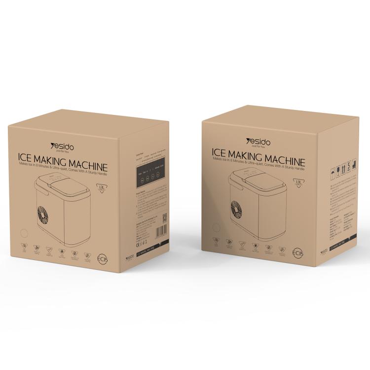 Yesido EC15 Small Multifunctional Ice Maker, Capacity: 1.3L(White) - free shipping - PMc TechLife - Order now!