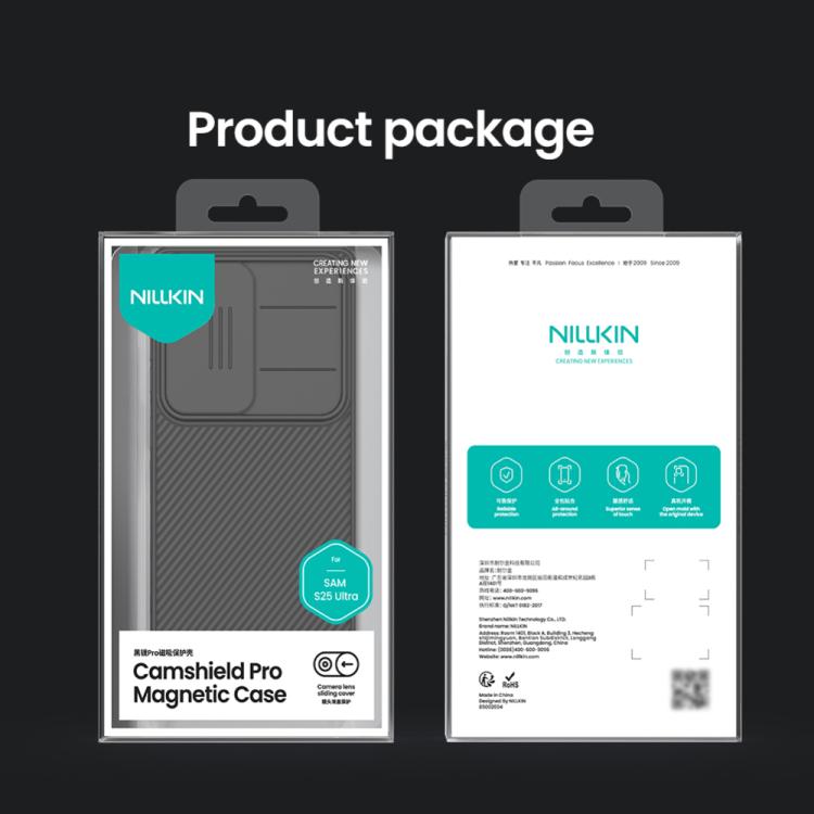 For Samsung Galaxy S25 Ultra 5G NILLKIN CamShield Pro Magnetic PC Phone Case(Black) - free shipping - PMc TechLife - Order now!