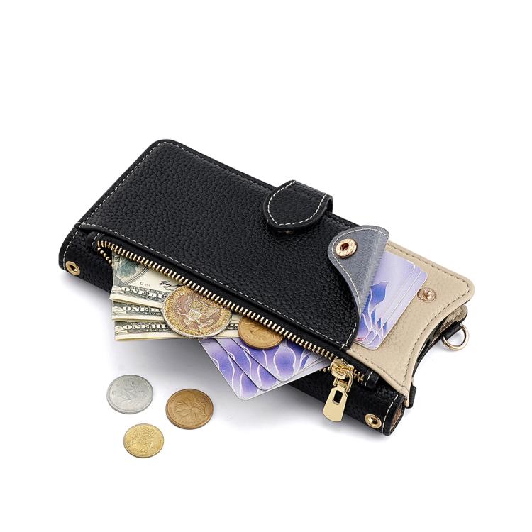 For Sony Xperia 1 VI Crossbody Chain Fishtail Litchi Leather Phone Case(Black) - Sony Cases by PMC TechLife | Online Shopping South Africa | PMC TechLife | Buy Now Pay Later Mobicred