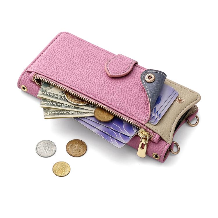 For Honor 200 Crossbody Chain Fishtail Litchi Leather Phone Case(Pink) - Honor Cases by PMC TechLife | Online Shopping South Africa | PMC TechLife | Buy Now Pay Later Mobicred