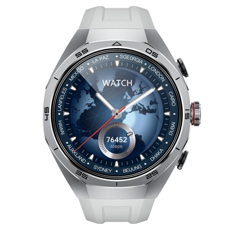 GT97 1.53 inch Round Screen 2 in 1 Bluetooth Earphone Silicone Strap Smart Watch Supports Bluetooth Calls(Silver) - free shipping - PMC TechLife - Order now!