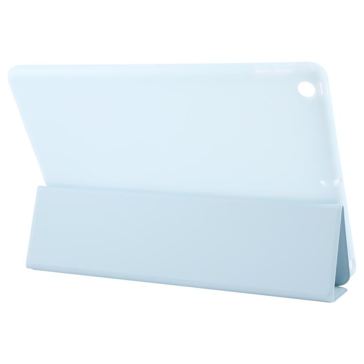 For iPad 10.2 2021 / 2020 / 2019 GEBEI 3-folding Holder Shockproof Flip Leather Tablet Case(Sky Blue) - free shipping - PMc TechLife - Order now!