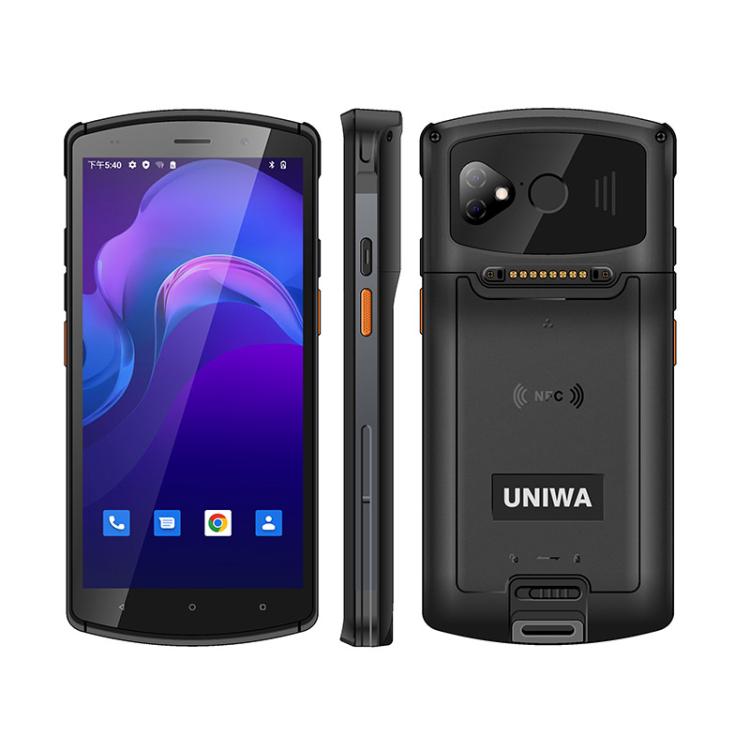UNIWA V7S PDA Barcode Scanner Rugged Phone, 4GB+64GB, 5.7 inch Android 12 Mediatek MT6762 Octa Core, NFC, Network: 4G, Plug:US Plug(Black) - free shipping - PMc TechLife - Order now!