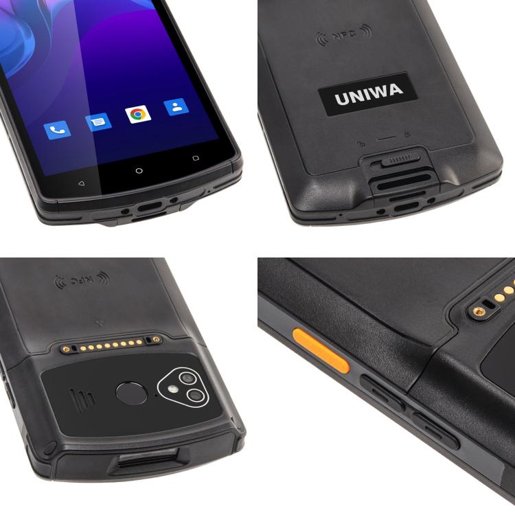 UNIWA V7S PDA Barcode Scanner Rugged Phone, 4GB+64GB, 5.7 inch Android 12 Mediatek MT6762 Octa Core, NFC, Network: 4G, Plug:AU Plug(Black) - free shipping - PMc TechLife - Order now!
