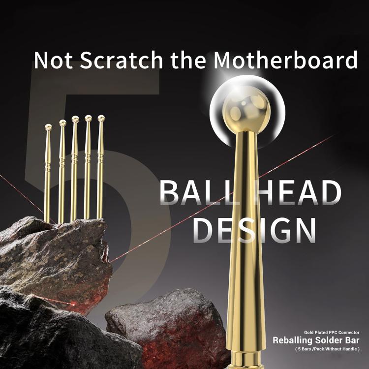2uul SC96 Gold Plated FPC Connector Reballing Solder Bar - Others by 2UUL | Online Shopping South Africa | PMc TechLife | Buy Now Pay Later Mobicred