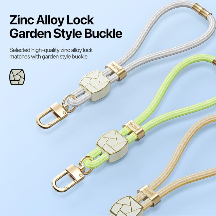 DUX DUCIS Garden Series Broken Ice Pattern Adjustable Short Phone Lanyard(Grey) - Lanyards & Wrist Straps by DUX DUCIS | Online Shopping South Africa | PMc TechLife | Buy Now Pay Later Mobicred