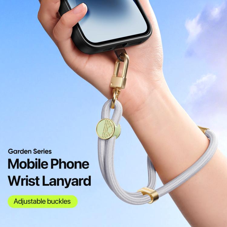 DUX DUCIS Garden Series Tile Pattern Adjustable Short Phone Lanyard(Grey) - Lanyards & Wrist Straps by DUX DUCIS | Online Shopping South Africa | PMc TechLife | Buy Now Pay Later Mobicred
