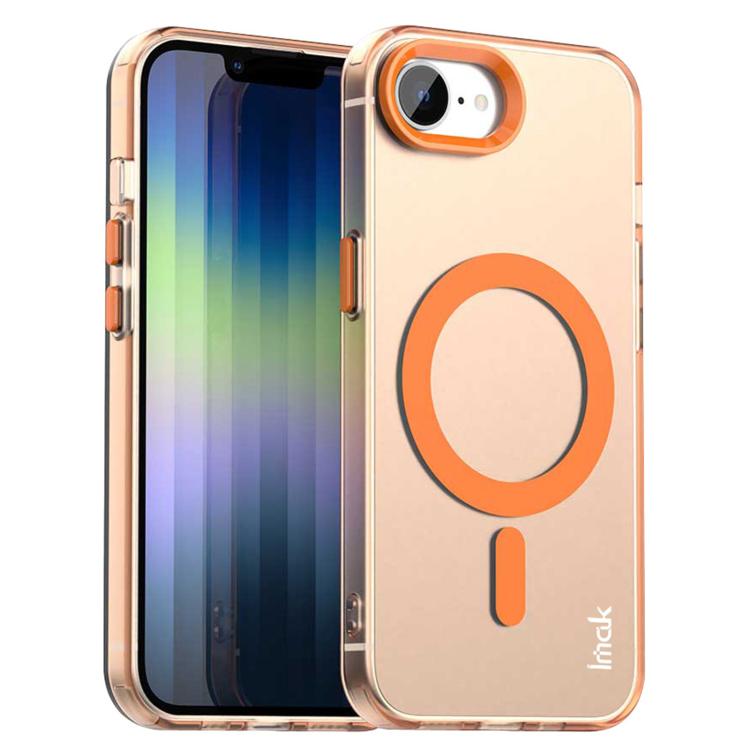 For iPhone 16e IMAK Candy Series Shockproof MagSafe Phone Case(Orange) - iPhone 16e Cases by imak | Online Shopping South Africa | PMC TechLife | Buy Now Pay Later Mobicred