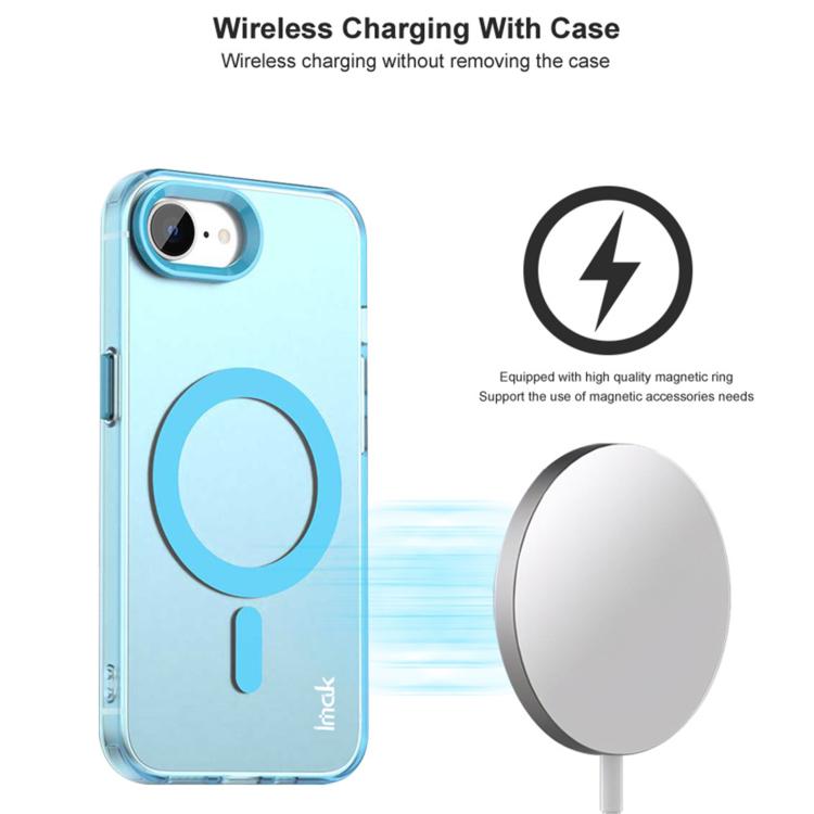 For iPhone 16e IMAK Candy Series Shockproof MagSafe Phone Case(Orange) - iPhone 16e Cases by imak | Online Shopping South Africa | PMC TechLife | Buy Now Pay Later Mobicred