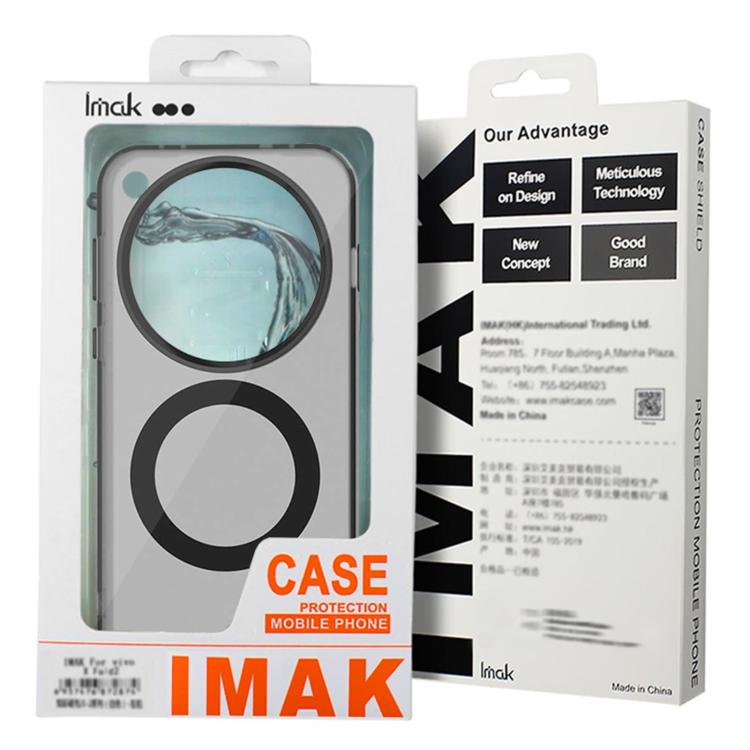 For iPhone 16e IMAK Candy Series Shockproof MagSafe Phone Case(Black) - iPhone 16e Cases by imak | Online Shopping South Africa | PMC TechLife | Buy Now Pay Later Mobicred