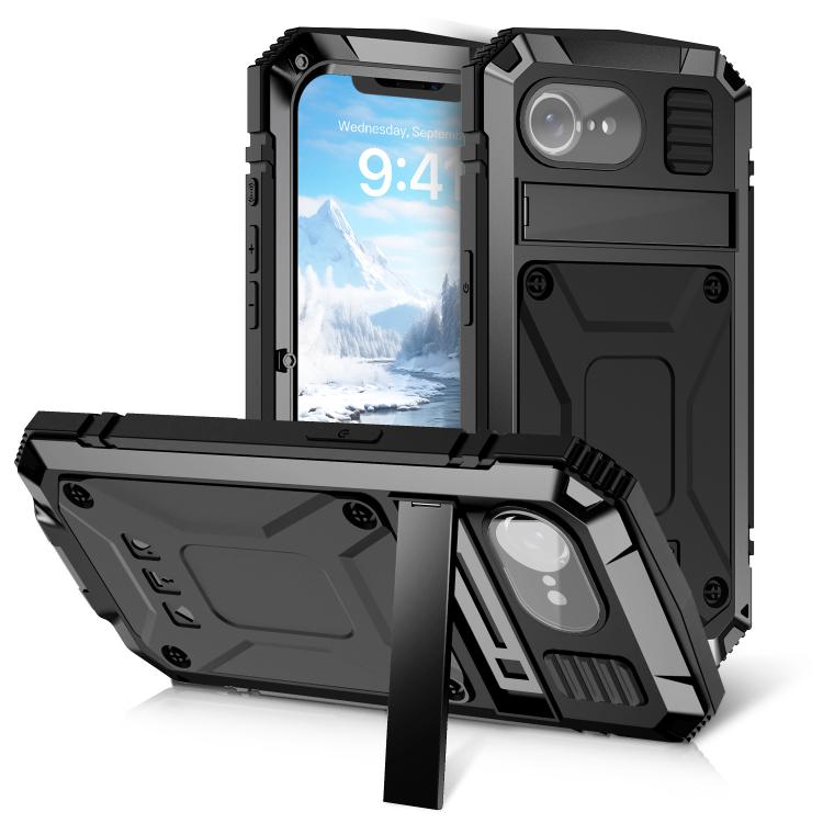 For iPhone 16e IP68 Waterproof Dustproof Shockproof Phone Case(Black) - iPhone 16e Cases by PMC TechLife | Online Shopping South Africa | PMC TechLife | Buy Now Pay Later Mobicred