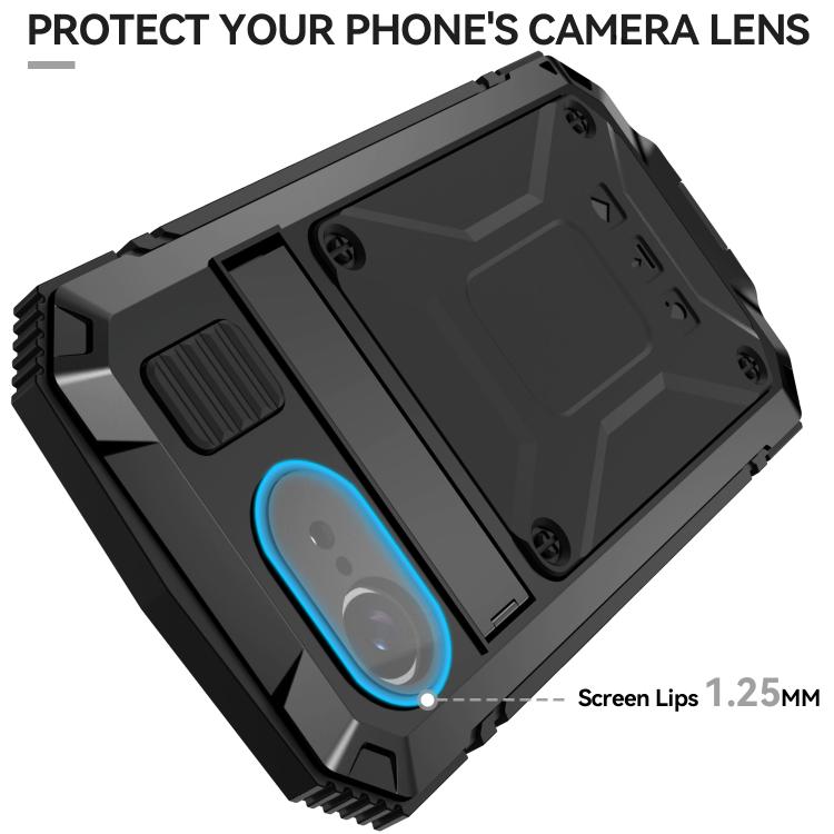 For iPhone 16e IP68 Waterproof Dustproof Shockproof Phone Case(Black) - iPhone 16e Cases by PMC TechLife | Online Shopping South Africa | PMC TechLife | Buy Now Pay Later Mobicred