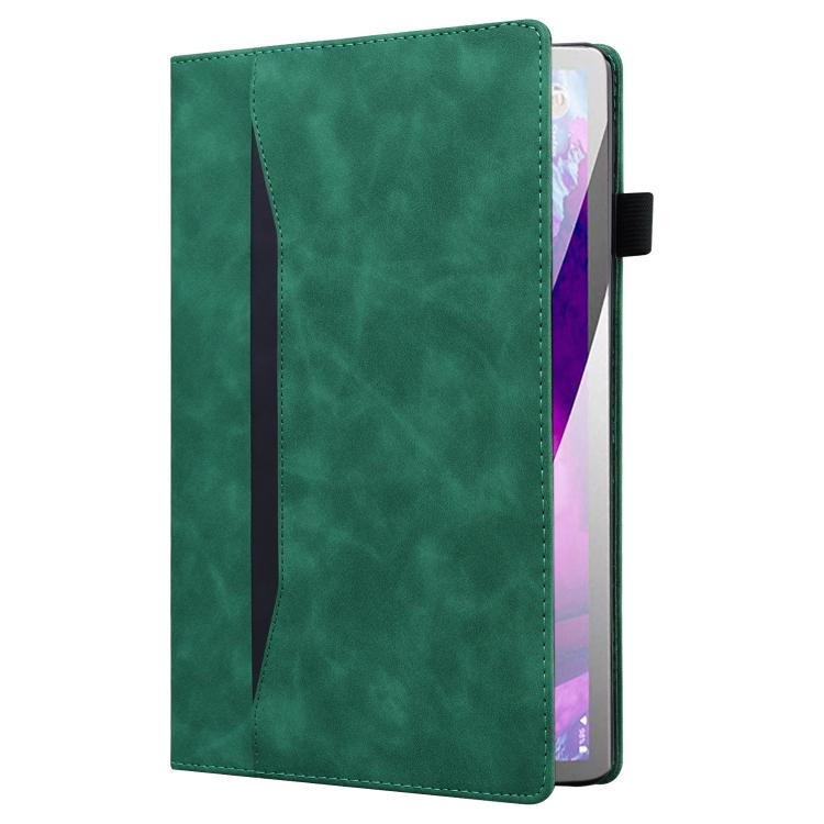 For Tecno Megapad 11 2024 Splicing Shockproof Leather Tablet Case(Green) - Others by PMC TechLife | Online Shopping South Africa | PMC TechLife | Buy Now Pay Later Mobicred