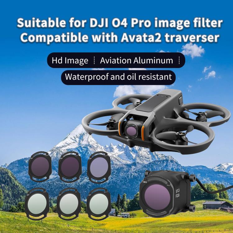 For DJI O4 Air Unit Pro / Avata 2 JSR YB Series Camera Lens Filter, Filter:ND64PL - free shipping - PMC TechLife - Order now!