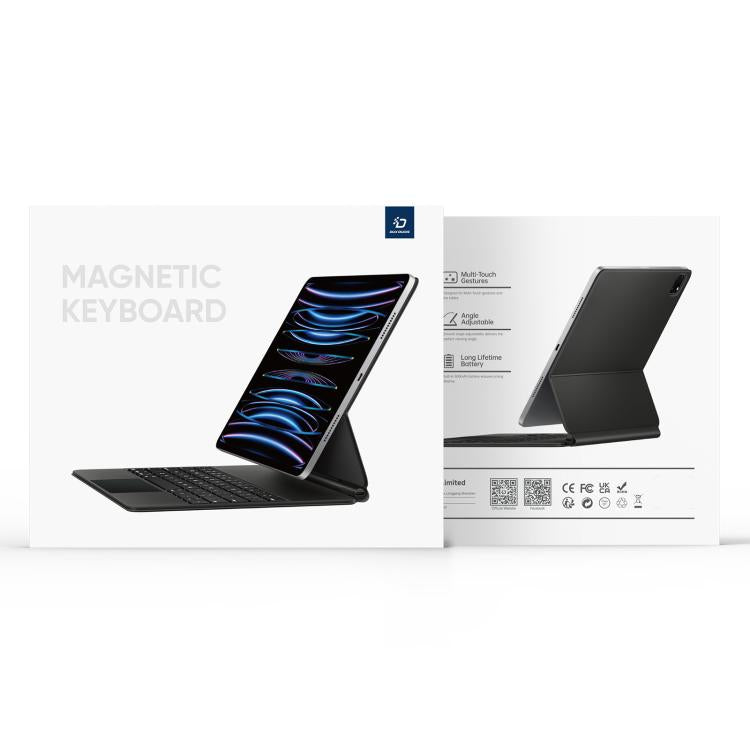 For Samsung Galaxy Tab S10 Ultra  DUX DUCIS MK Series Magnetic Wireless Bluetooth Keyboard Tablet Case(Black) - free shipping - PMc TechLife - Order now!