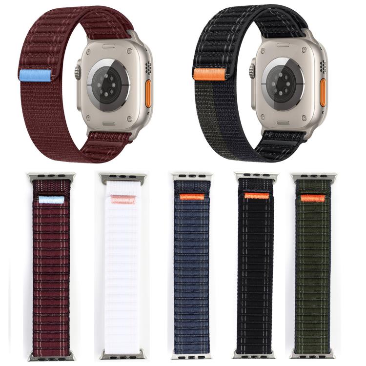 For Apple Watch 46mm / 49mm / 45mm / 44mm Kalebol Ocean Wave Nylon Strap(Grey) - Watch Bands by Kalebol | Online Shopping South Africa | PMC TechLife | Buy Now Pay Later Mobicred