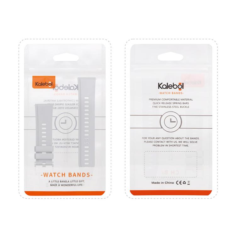 Kalebol 22mm Universal Silicone Watch Strap(Green Grass) - 22mm Bands by Kalebol | Online Shopping South Africa | PMc TechLife | Buy Now Pay Later Mobicred