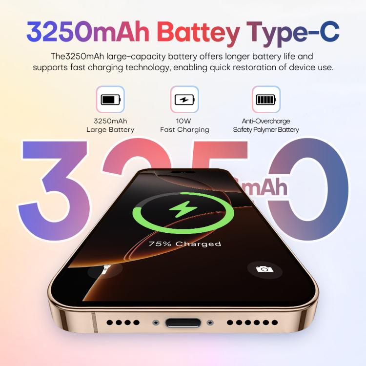 A88 / i16 Pro Max, 2GB+16GB, 6.6 inch Android 8.1 MTK6580A Quad Core, OTG, Network: 3G, Dual SIM, Plug:EU Plug(Titanium Grey) - free shipping - PMc TechLife - Order now!