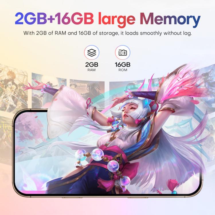 A88 / i16 Pro Max, 2GB+16GB, 6.6 inch Android 8.1 MTK6580A Quad Core, OTG, Network: 3G, Dual SIM, Plug:EU Plug(Titanium Grey) - free shipping - PMc TechLife - Order now!