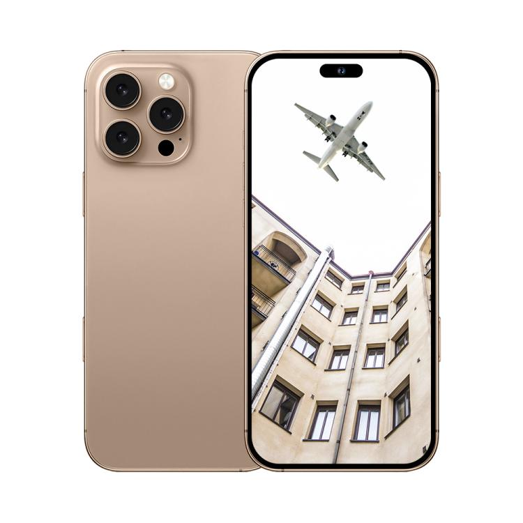 A88A / i16 Pro Max, 6GB+64GB, 6.6 inch Android 12 MTK6762 Helio G25 Octa Core, NFC, OTG, Network: 4G, Dual SIM, Plug:US Plug(Desert Gold) - free shipping - PMc TechLife - Order now!