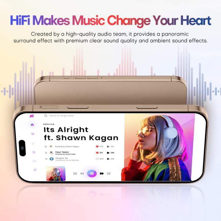 A88A / i16 Pro Max, 6GB+64GB, 6.6 inch Android 12 MTK6762 Helio G25 Octa Core, NFC, OTG, Network: 4G, Dual SIM, Plug:US Plug(Desert Gold) - free shipping - PMc TechLife - Order now!