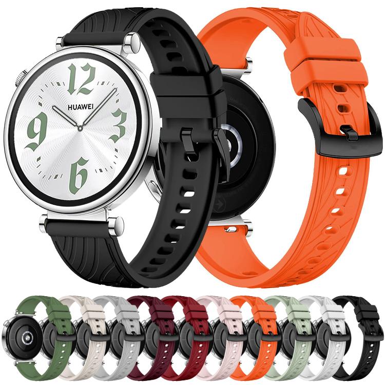 Kalebol 18mm Universal Textured Silicone Black Buckle Strap(Green Grass) - free shipping - PMc TechLife - Order now!
